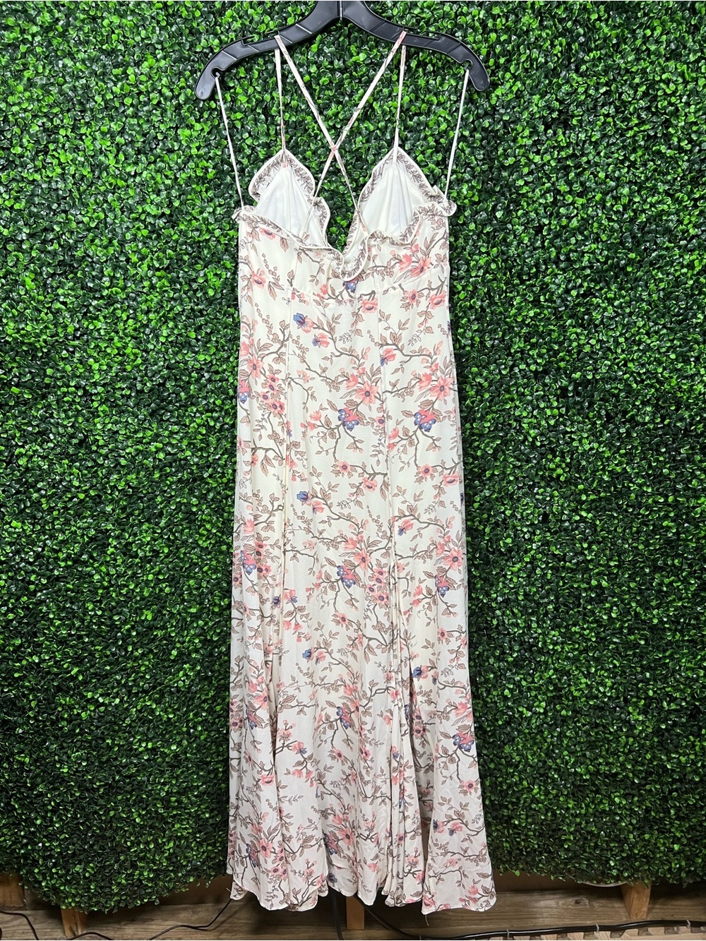 MAX STUDIO | Floral Spaghetti-Strap Maxi Dress - Picture 6 of 8